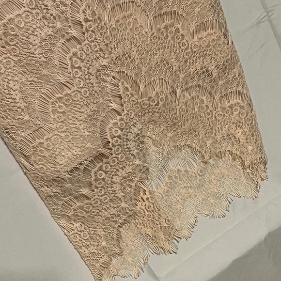 S Free People Cream Crochet Lace Midi Slip Lined Dress.  Intimately Free People - Picture 5 of 14